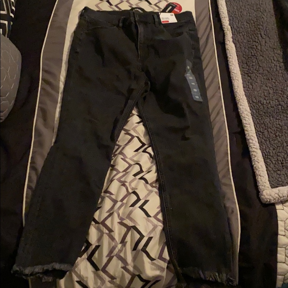 Express ankle length leggings super high rise